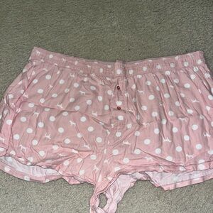 Victorias Secret PINK Polka Dot Women's Sleep Shorts Sz XL